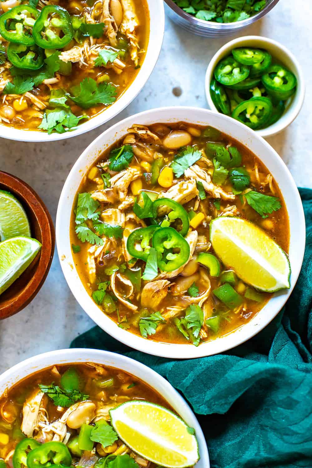 Instant Pot White Chicken Chili via Eating Instantly