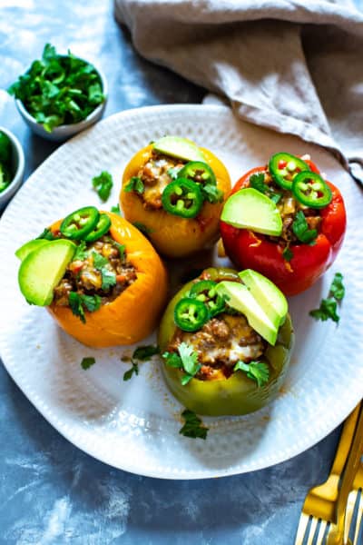 Mexican Instant Pot Stuffed Peppers