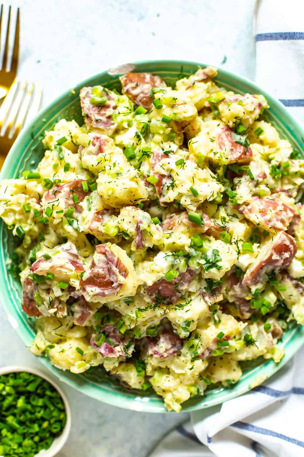 The Ultimate Instant Pot Potato Salad via Eating Instantly
