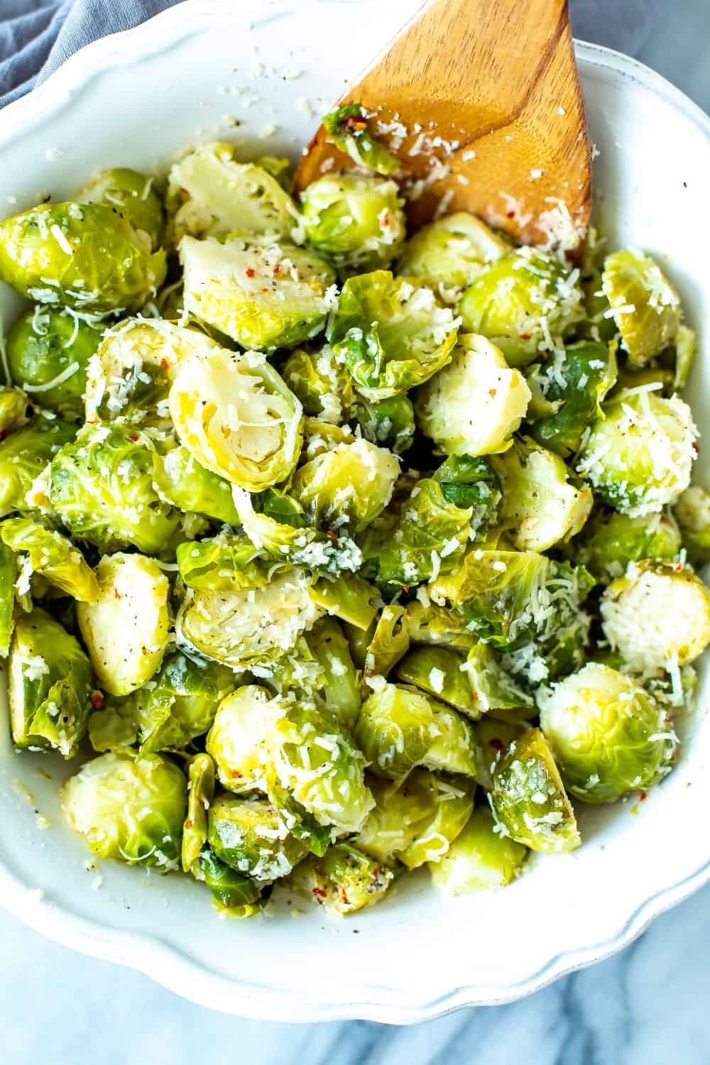 Instant Pot Brussels Sprouts via Eating Instantly