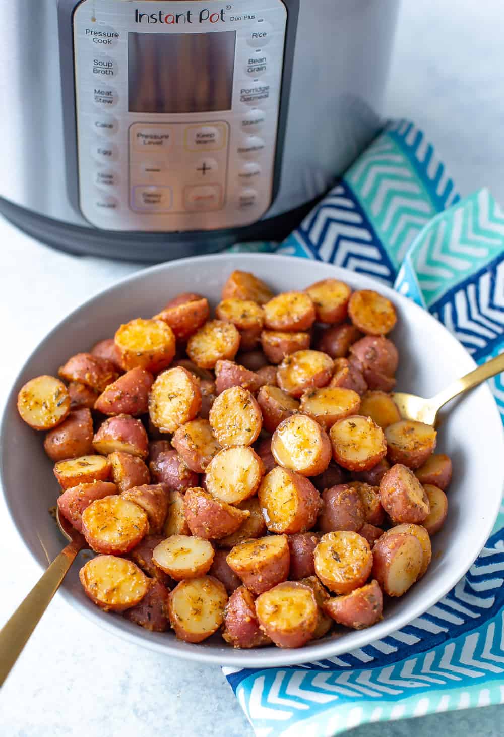 Easy Instant Pot Baby Potatoes via Eating Instantly