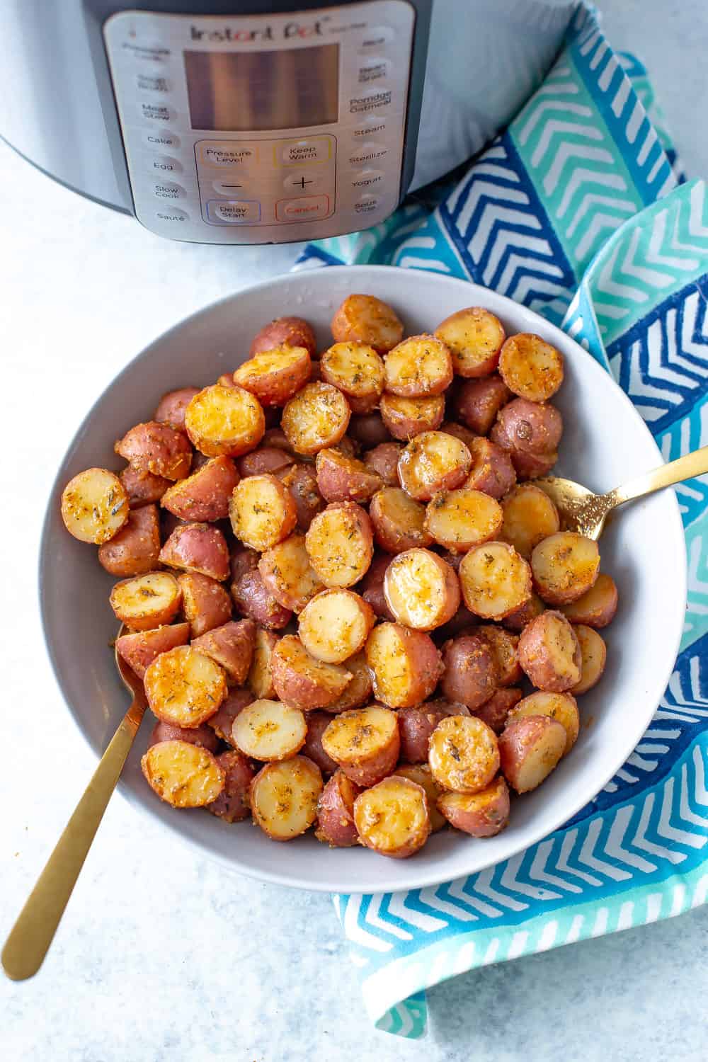 The Best Instant Pot Baby Potatoes via Eating Instantly