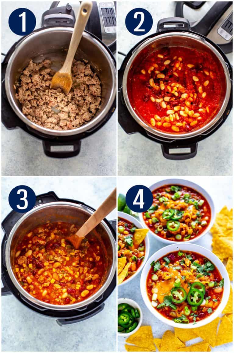 Instant Pot Turkey Chili {Healthy + Easy} Eating Instantly