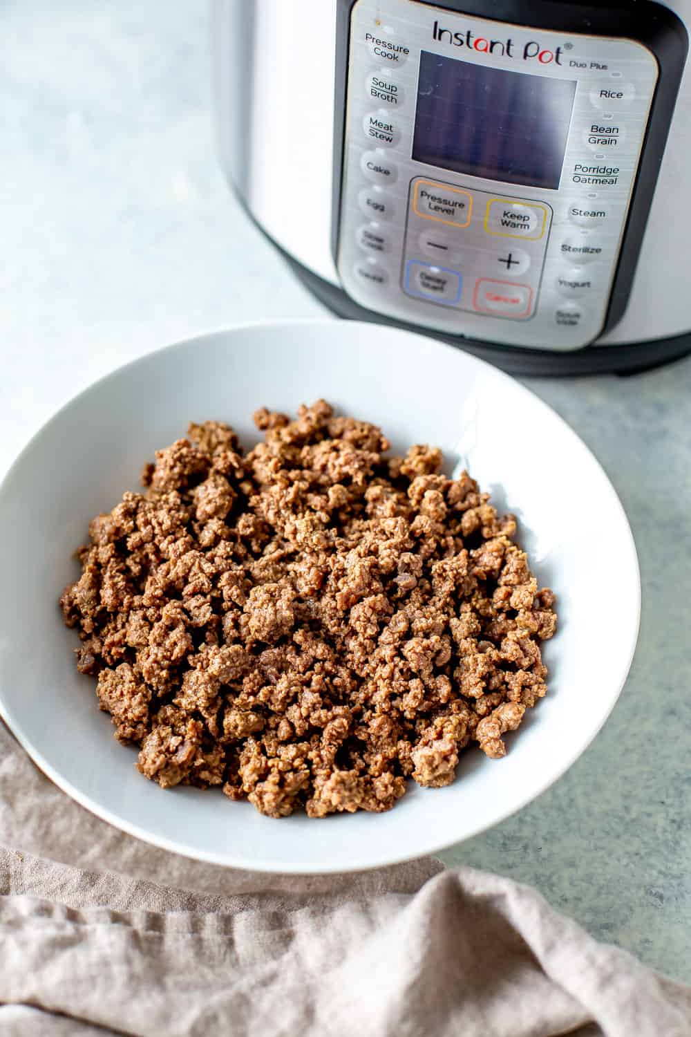 Instant Pot Ground Beef Fresh or Frozen - Eating Instantly