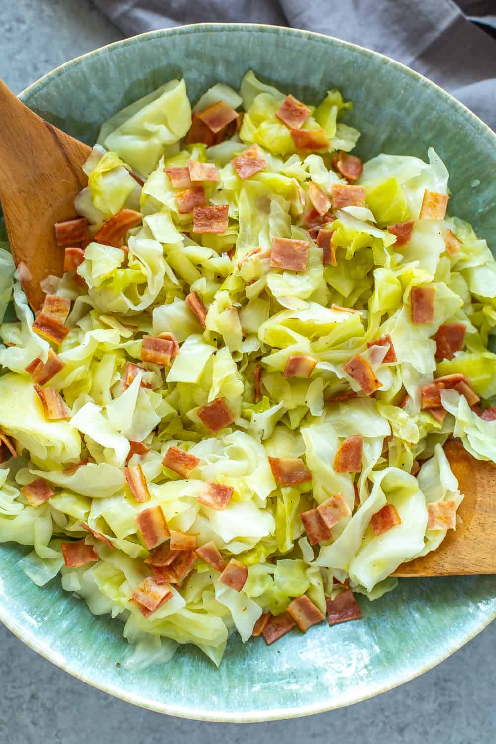 Easy Instant Pot Cabbage and Bacon via Eating Instantly