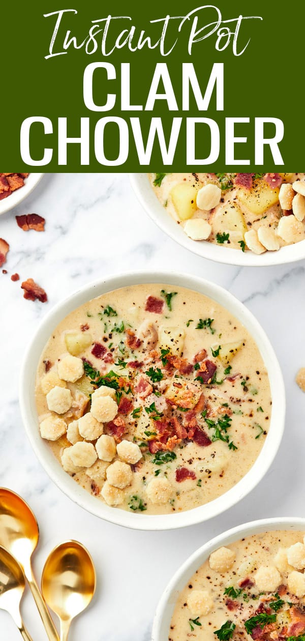 Easy Instant Pot Clam Chowder - Eating Instantly