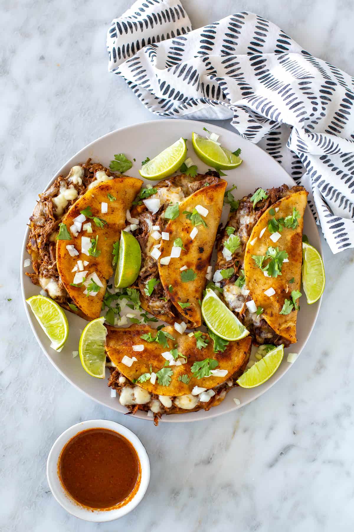 Easier Instant Pot Birria Tacos {Less Ingredients} via Eating Instantly